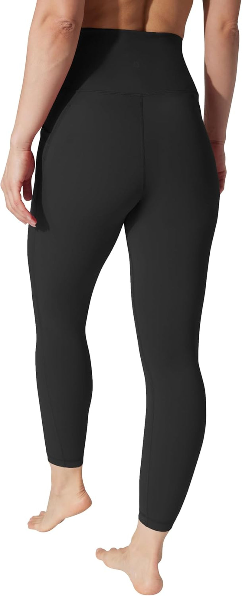 Super High Waist Elastic Free Ankle Legging with Side Pocket